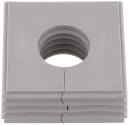 CONTA-CLIP 28580.6 Element uszczelniający KDS-DEG 18-19 GR, (D x S x W) 42.8 x 42.8 x 17.7 mm, termoplastyczny elastomer