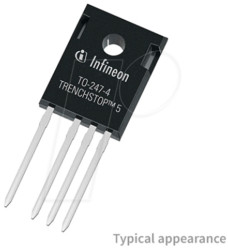 IKZ75N65EH5XKSA1 IGBT transistor, N-CH, 650V, 90A, 395W, TO-247-4