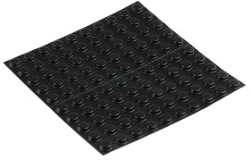 Stopki samoprzylepne grubość: 3.5mm Czarny średnica: 12.7mm Cylindryczny Przyklejanie RS PRO