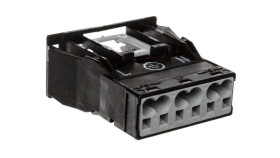 Gniazdo 3-Torowe 250V 25A Czarne Z Mocowaniem Zatrzaskowym 770-703 Winsta...