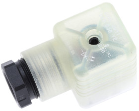 Złącze zaworu elektromagnetycznego A 2P+E 250 V Żeński LED: Tak dławnica PG11 Wkręcane Hirschmann