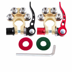 Klemy akumulatora szybkozłączne zestaw klem Komplet plus/minus