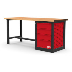 Stół warsztatowy szer. 880mm Stoł roboczy Metal dł. 2000mm wys. 750mm