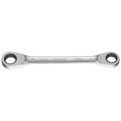 Gedore 2306832 Double Ring Ratchet Spanner 18x19 mm