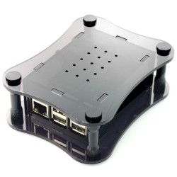 Obudowa Raspberry Pi 3/2 i do nakładek Boss akrylowa - czarna