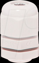 50004 Metric cable gland,Ø14-21mm,M32x1,5,gy