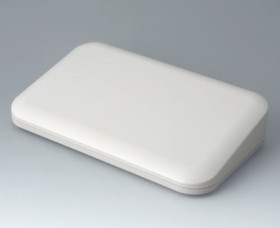 ASA+PC-FR enclosure, (L x W x H) 250 x 155 x 54 mm, gray white (RAL 9002), IP40, A9485107