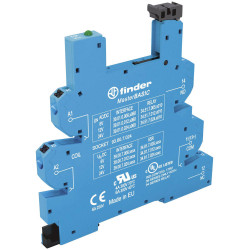 Finder 93.66.8.230 Relay Socket&#x2B;Bracket&#x2B;LED&#x2B;EMC Fits Series 34.51/34.81