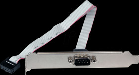 PLATE9M16 Serial to Motherboard Header Slot Plate