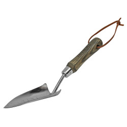 Faithfull FAIPRESHPTSS Prestige Stainless Steel Potting Trowel Ash Handle