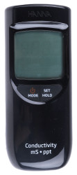 Miernik przewodności HI99301 20mS/cm 0mS/cm ±2% 1 μS/cm AAA 500 godz. Akumulator 143 x 80 x 38mm 320g 38mm 143mm +60°C