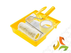 Zestaw malarski nr 1 emulsyjny kuweta, wałek, pędzel, folia, taśma papierowa 20B805 TOPEX