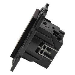 Podwójne gniazdo USB typu C LEGRAND Niloe Step czarne 2xUSB C 3A 863539