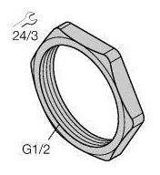 Turck 6900493 Akcesoria połączeniowe czujnika/aktuatora LOCKNUT G1/2", 1 szt.