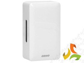 Dzwonek przewodowy gong dwutonowy Brevis Mini 230V biały OR-DP-MR-148/W ORNO