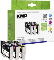 Tusz KMP E130V = Epson T1202, T1203, T1204, zamiennik, cyjan + magenta + żółty