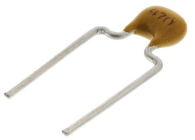 Wielowarstwowy kondensator ceramiczny (MLCC) 47pF 200V dc C0G ±5% THT KEMET