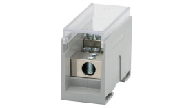 Blok Rozdzielczy Vbr 300A-8 (1X50 / 8X16) Al/Cu - Szary