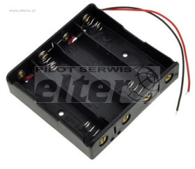 Pojemnik na akumulator 3x 18650 blaszki