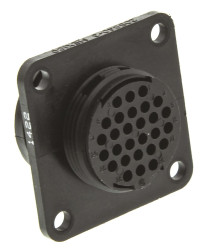 Złącze wielostykowe przemysłowe 28-pinowe, panelowe Gniazdo TE Connectivity