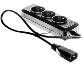 Listwa zasilająca Natec Extreme Media UP3 0,6m UPS czarna (3 gniazda) NSP-0517