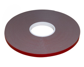 Dwustronna taśma piankowa grubość 1.1mm szerokość 12mm RS PRO Szary długość 33m