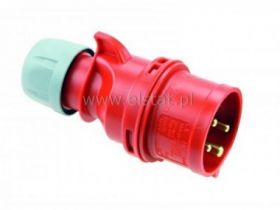 Wtyczka przenośna 16A, 4P, 400V, IP44, typ 014-6