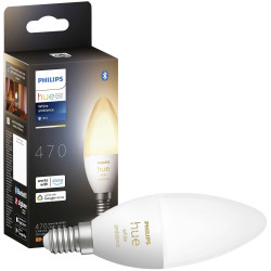 Philips 871951435665800 Hue LED Light Bulb E14 5.2W White Ambiance