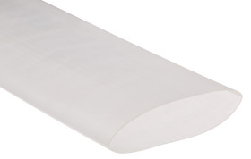 Osłona termokurczliwa średnica przed 50.8mm Przezroczysty średnica po skurczeniu 25.4mm RS PRO 2:1 dł. 300mm