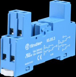95.85.3 Relay socket for FIN 40.52/61/44.52/62, blue