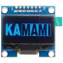 modOLED130_SPI BLUE - 7-pinowy wyświetlacz OLED 1,3&quot; SPI ze sterownikiem SH1106