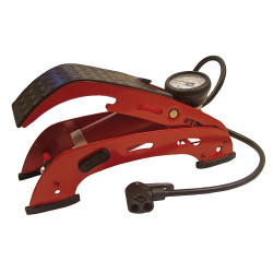 Faithfull FP0901 Foot Pump Single Cylinder with Gauge