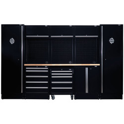 BUNKER&#xAE; 04398 Modular Storage Combo with Hardwood Worktop (16pc)