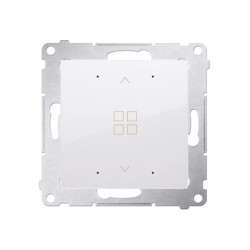 Grupowy sterownik roletowy do przewodowego sterowania DEZ1G.01/11, biały