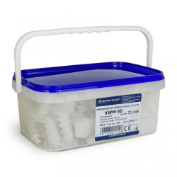 Wkręcane kołki do styropianu z kluczem na imbus 5 KWM-50 BOX /100szt./ 22.149