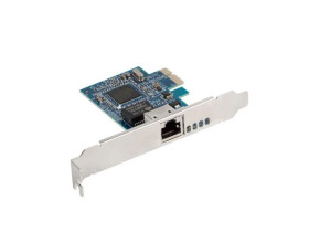 Karta sieciowa LANBERG PCI-E 1x RJ45 1GB + śledź LOW PROFILE PCE-1GB-001