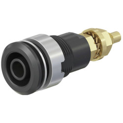 St&#xE4;ubli 32001860-21 SLB4-G safety jack socket blk insulated &#xD8; 4 mm
