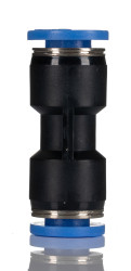 Złączka pneumatyczna Wciskane 10 mm Wciskane 10 mm RS PRO Adapter prosty do rur