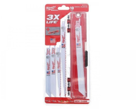 Zestaw brzeszczotów do piły szablastej - 10 szt.. 49222211