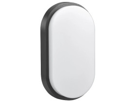 Lampa LED ścienno sufitowa 1100lm 15W IP54 kolor szary, kolor barwowy naturalny biały 4000K MCE341 GR