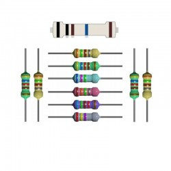 10x rezystor 1M tolerancja 1% moc 1/4W