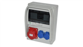 Zestaw Zasilający Pryma 9M Prosta 16A/5P + 2X230v Ip44 E920010520