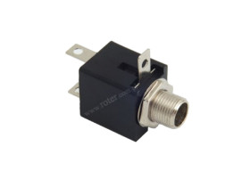 Gniazdo jack 6,3mm stereo montażowe długość 25,11mm szerokość 15mm...