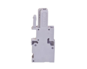 Gniazdo X-COM 1-przewodowe 1-biegunowe szare 769-101