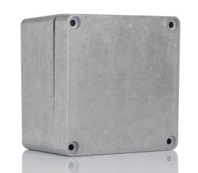 Obudowa Aluminium odlewane szerokość zew. 122 mm długość zew. 120,4 mm wys. zew. 83,1 mm Hammond IP66 Naturalny