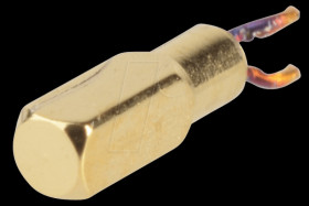 MS5V-T1R 32.768KHZ 12.5PF Quartz oscillator, metal housing, 1.15 x 1.15 x 4.7 mm, 12.5 pF