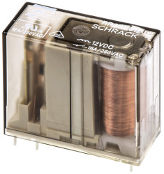 Przekaźnik mocy 12V dc SPST TE Connectivity, montaż PCB 270Ω Otwór przezierny