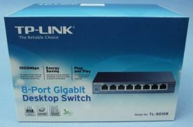 SWITCH TL-SG108 8-PORTÓW GIGABIT TP-LINK