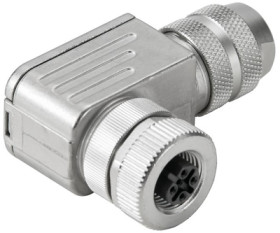 Jack, M12, 4 pole, screw connection, angled, 1803910000