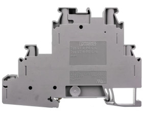 Złączka szynowa ochronna 3-piętrowa 4mm2 szara UT 4-PE/L/L 3214360 /50szt./